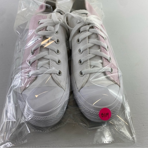 Converse Women’s AllStar Custom Color Pink‎ & White Low-Top Sneakers Sz 10 - Picture 15 of 15